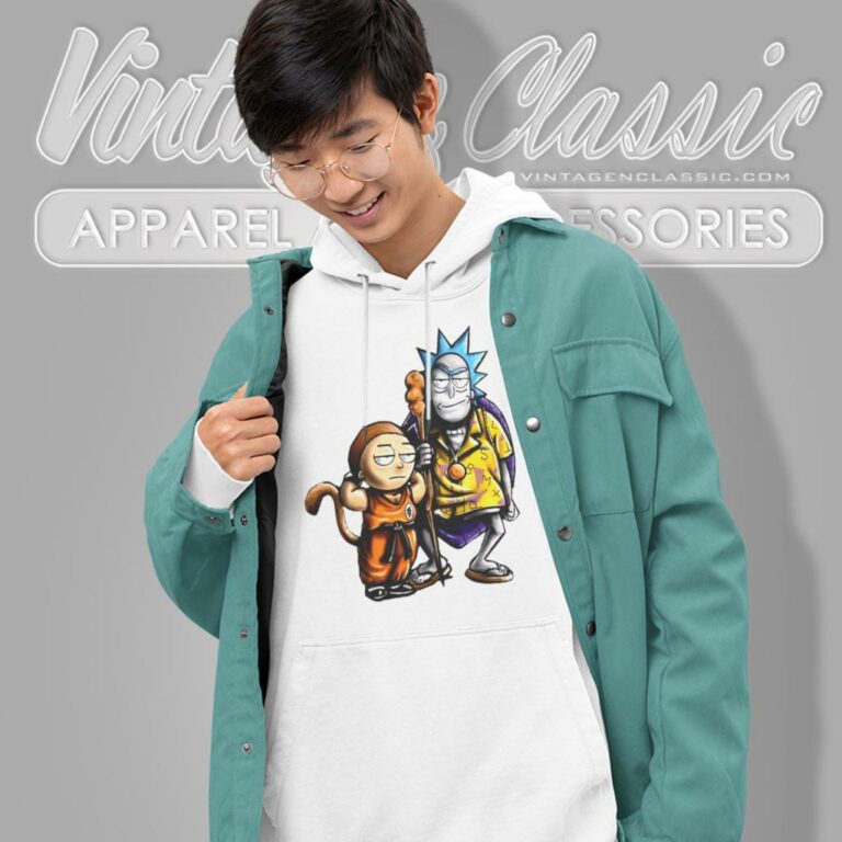 Rick And Morty X Son Goku Master Roshi Hoodie Rick And Morty X Son Goku Master Roshi Hoodie