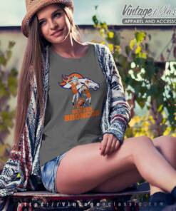 Rick And Morty Denver Broncos Nfl Women TShirt