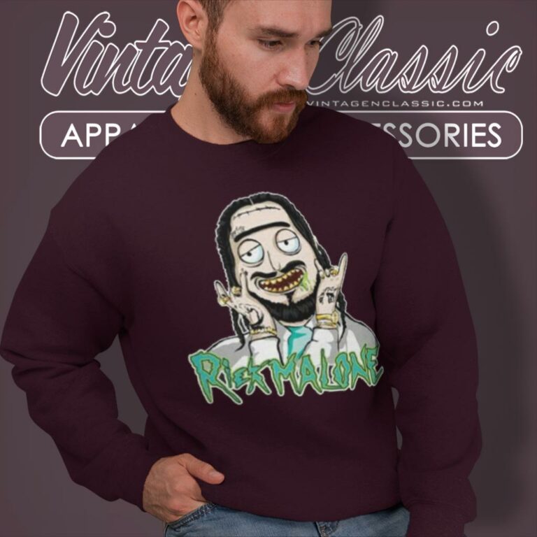 Rick And Morty Rick Malone Sweatshirt Rick And Morty Rick Malone Sweatshirt