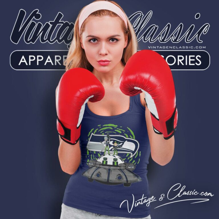 Rick Morty In Spaceship Seattle Seahawks Tank Top Racerback Rick Morty In Spaceship Seattle Seahawks Tank Top Racerback