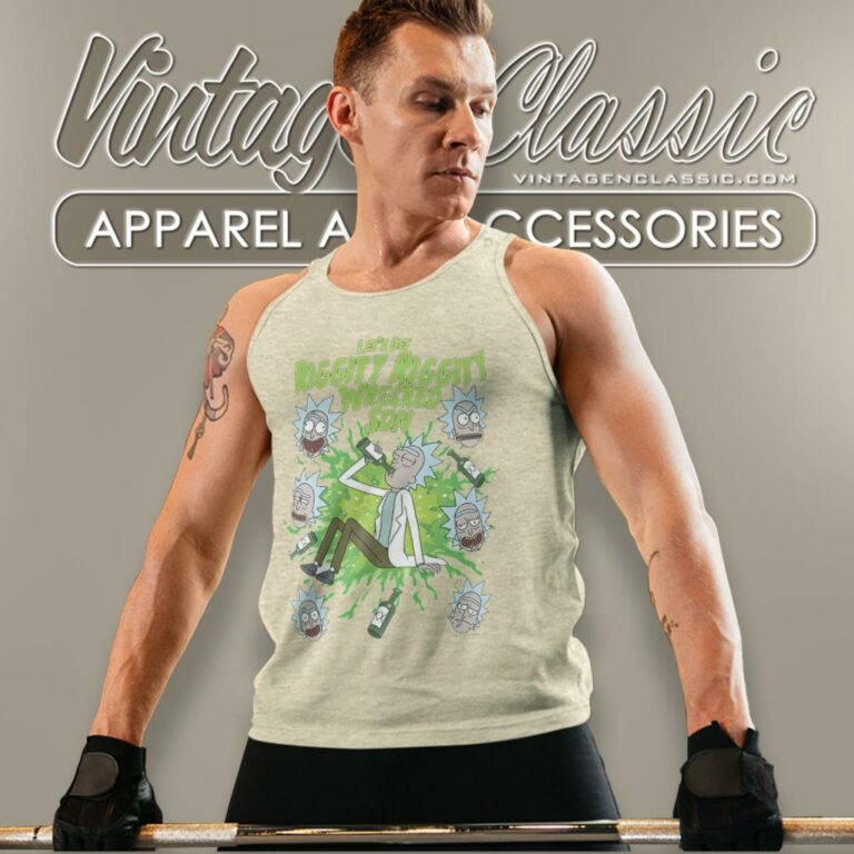 Rick Sanchez Lets Get Riggity Riggity Wrecked Son Tank Top Racerback Rick Sanchez Lets Get Riggity Riggity Wrecked Son Tank Top Racerback