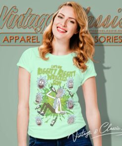 Rick Sanchez Lets Get Riggity Riggity Wrecked Son Women T Shirt