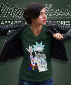 Rick Sanchez Salt Bae V Neck TShirt