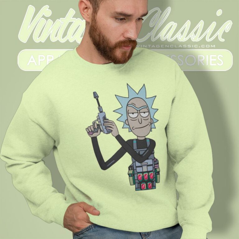 Rick With Gun Sweatshirt Rick With Gun Sweatshirt