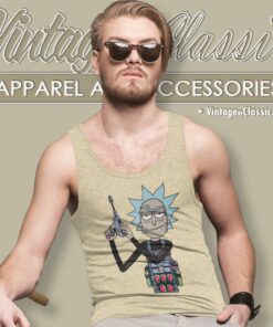 Rick With Gun Tank Top Racerback
