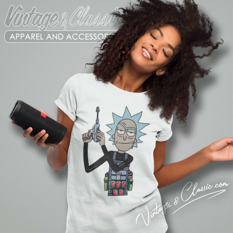 Rick With Gun Women T Shirt Rick With Gun Women T Shirt