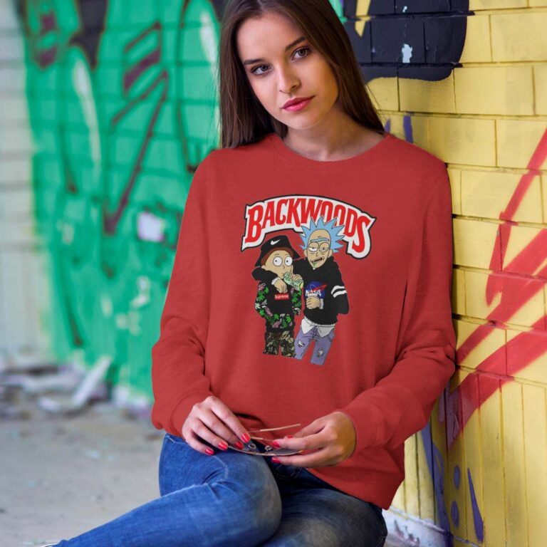 Rick and Morty Backwoods Sweatshirt Rick and Morty Backwoods Sweatshirt