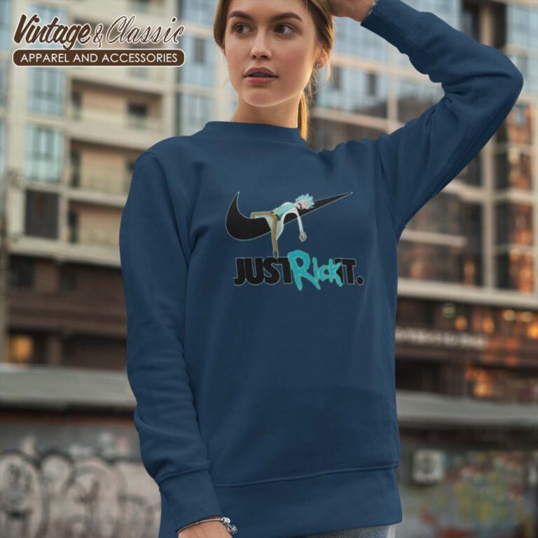 Rick and Morty Nike Just Rick It Sweetshirt Rick and Morty Nike Just Rick It Sweetshirt