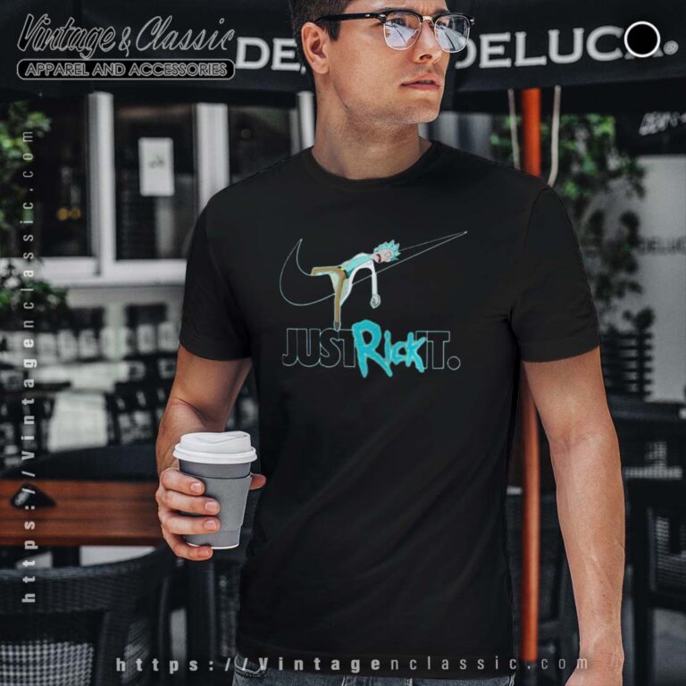 Rick and Morty Nike Just Rick It Tshirt Rick and Morty Nike Just Rick It Tshirt