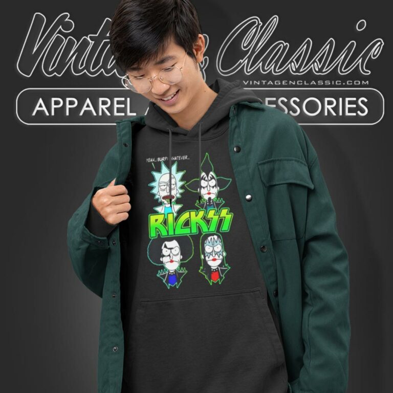 Ricks Kiss Band Heavy Metal Rick And Morty Hoodie Ricks Kiss Band Heavy Metal Rick And Morty Hoodie