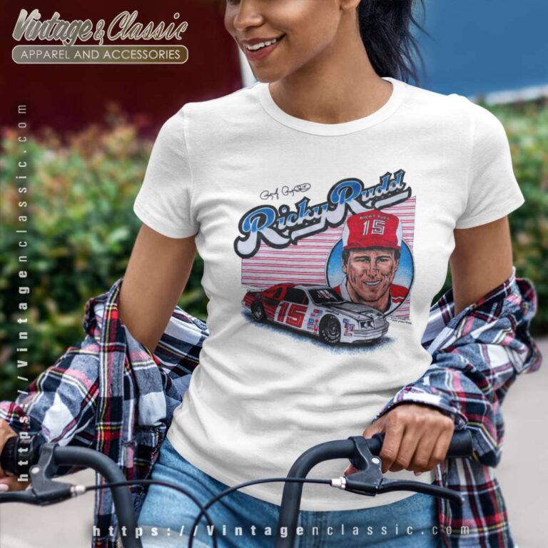 Ricky Rudd Bud Moore Racing Women TShirt Ricky Rudd Bud Moore Racing Women TShirt