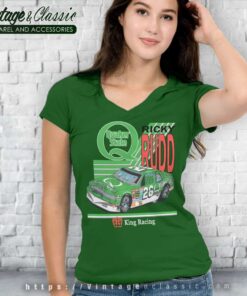 Ricky Rudd Quaker State Shirt, Nascar King Racing 5 Ricky Rudd Quaker State V Neck TShirt