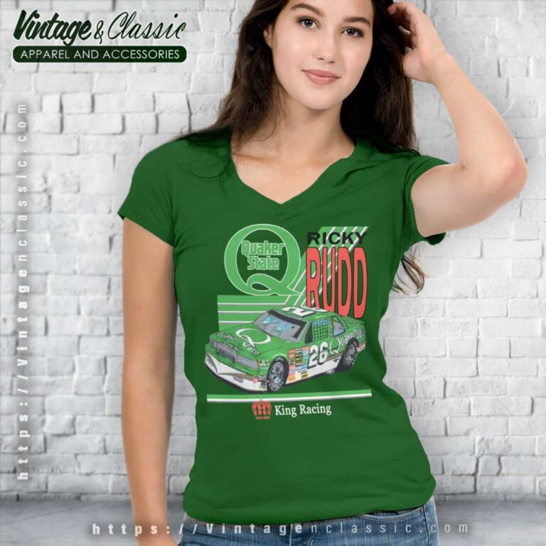 Ricky Rudd Quaker State V Neck TShirt Ricky Rudd Quaker State V Neck TShirt