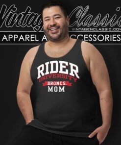 Rider University Broncs Mom Tank Top Racerback