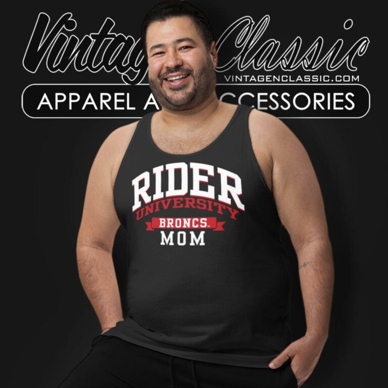 Rider University Broncs Mom Tank Top Racerback Rider University Broncs Mom Tank Top Racerback