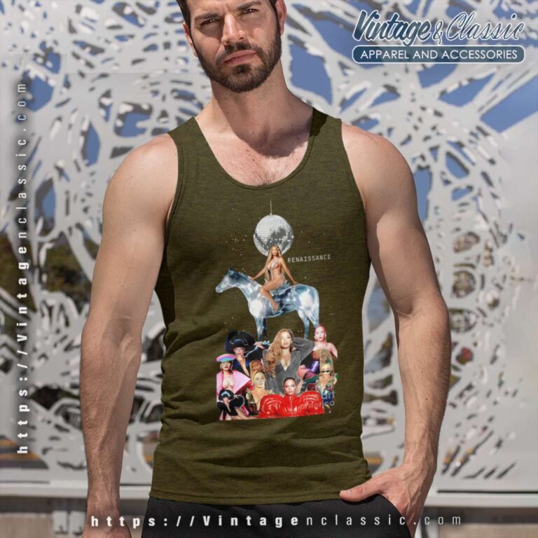 Riding Crystal Horse Beyonces Renaissance World Tour Tank Top Racerback Riding Crystal Horse Beyonces Renaissance World Tour Tank Top Racerback
