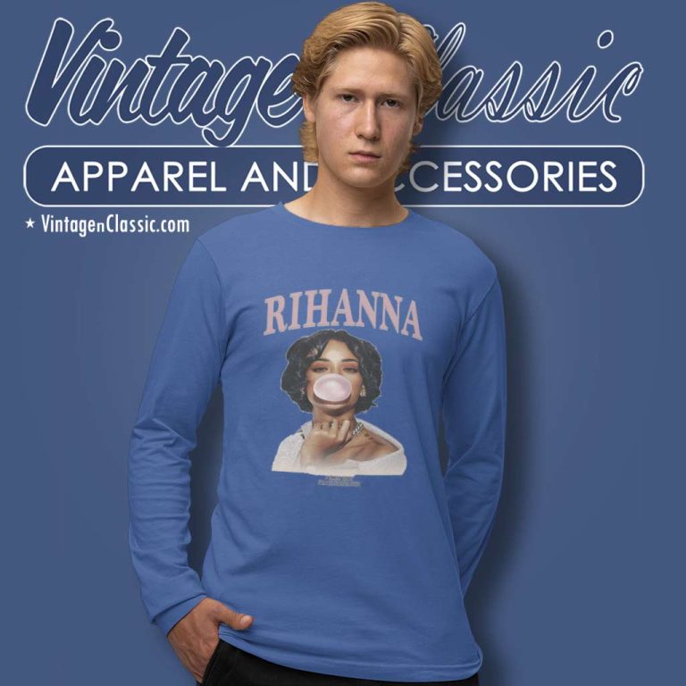 Rihanna Bubblegum Shirt Long Sleeve Tee Rihanna Bubblegum Shirt Long Sleeve Tee