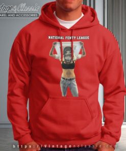 Rihanna Concert Interrupted By A Football Game Weird But Whatever National Fenty League Hoodie