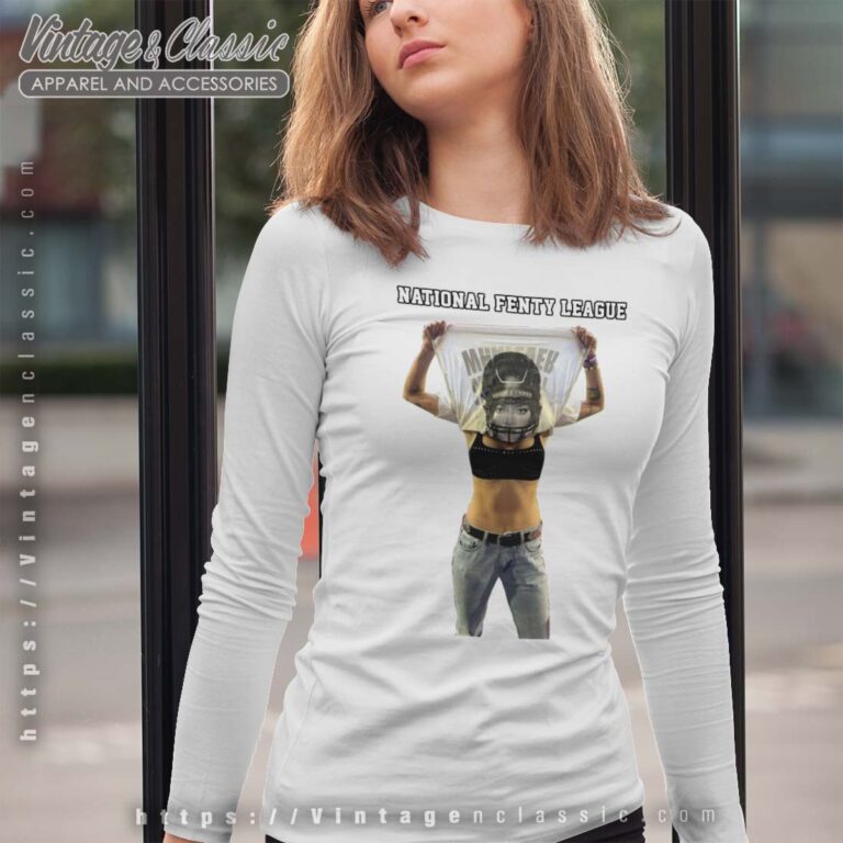 Rihanna Concert Interrupted By A Football Game Weird But Whatever National Fenty League Longsleeves Rihanna Concert Interrupted By A Football Game Weird But Whatever National Fenty League Longsleeves