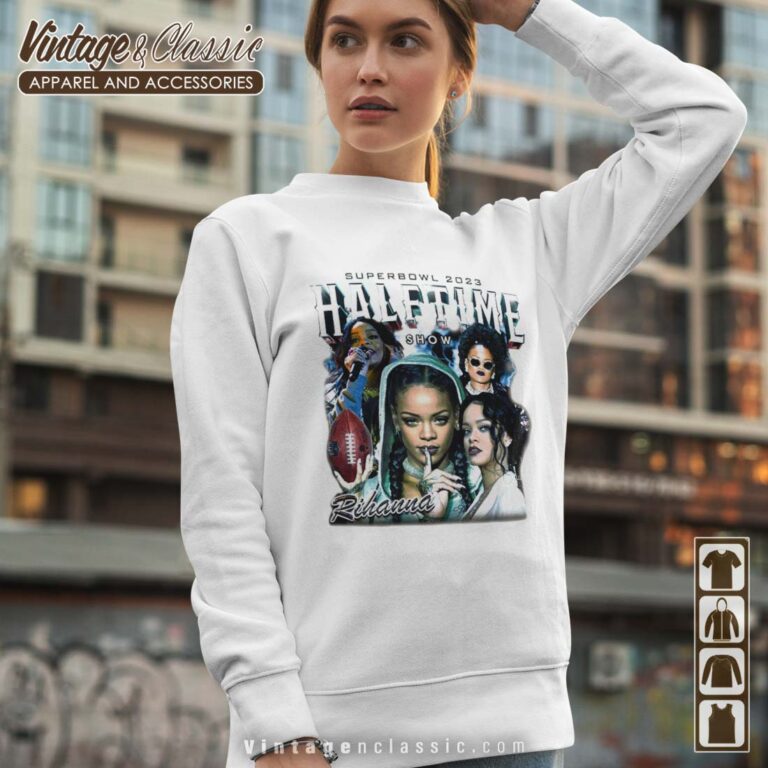Rihanna Football Super Bowl Halftime 2023 Sweatshirt Rihanna Football Super Bowl Halftime 2023 Sweatshirt