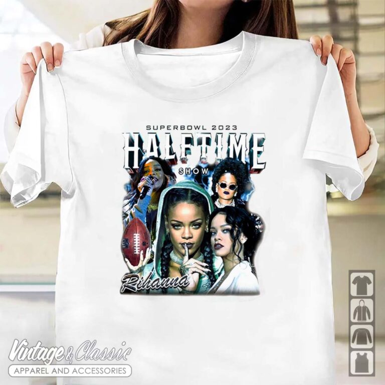 Rihanna Football Super Bowl Halftime 2023 Tshirt Rihanna Football Super Bowl Halftime 2023 Tshirt