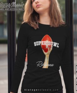 Rihanna Football Supper Bowl 2023 Longsleeves