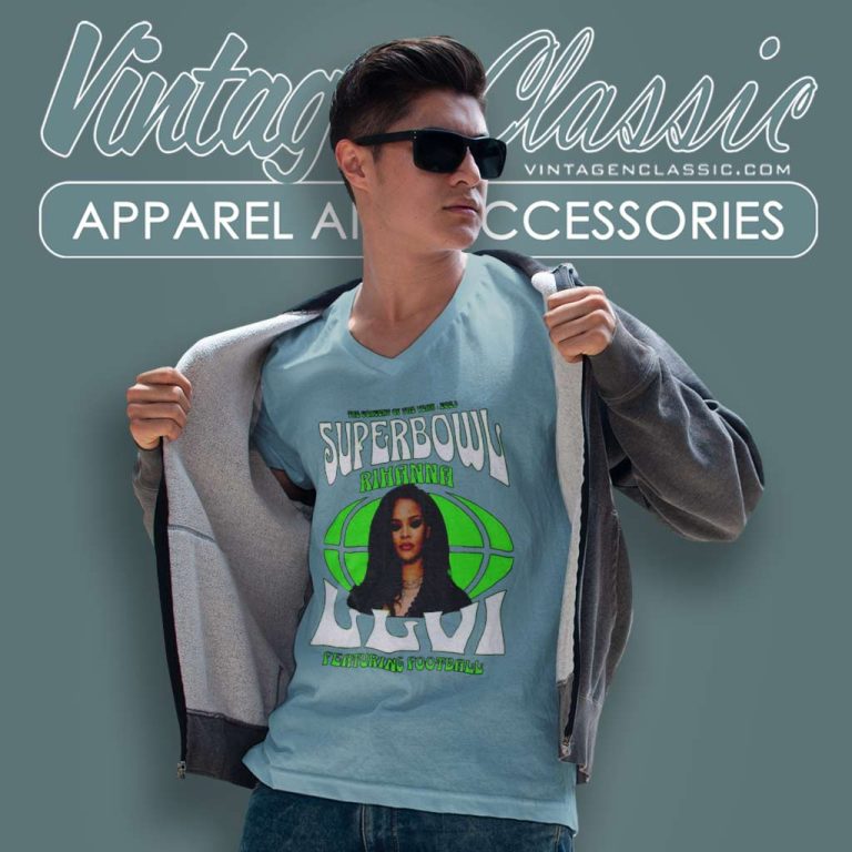 Rihanna Halftime Show 2023 Shirt V Neck TShirt Rihanna Halftime Show 2023 Shirt V Neck TShirt