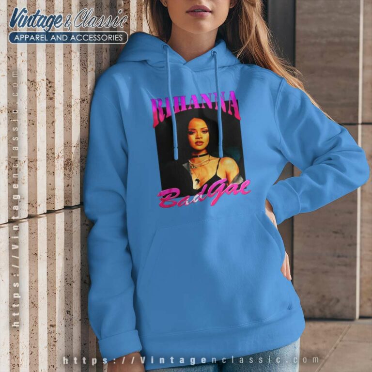 Rihanna On Purple Letter Hoodie Rihanna On Purple Letter Hoodie