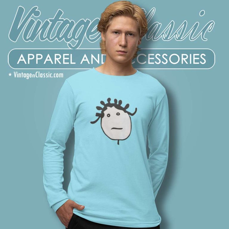 Rihanna Stick Figure Head Logo Shirt Long Sleeve Tee Rihanna Stick Figure Head Logo Shirt Long Sleeve Tee