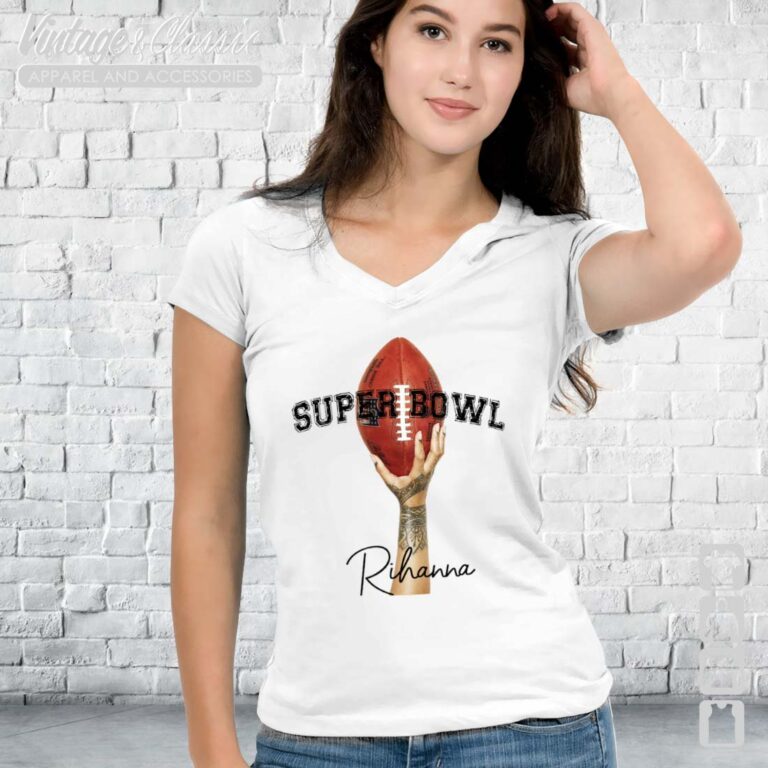 Rihanna Super Bowl Vneck Rihanna Super Bowl Vneck