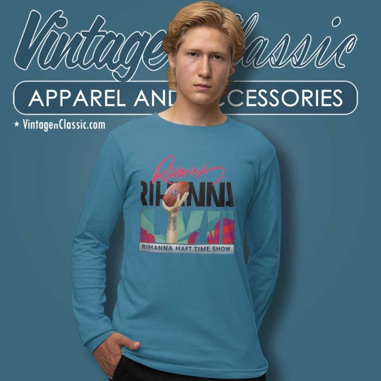 Rihanna Superbowl 2023 Halftime Show Long Sleeve Tee Rihanna Superbowl 2023 Halftime Show Long Sleeve Tee