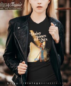 Riley Keough Daisy Jones and The Six Vneck