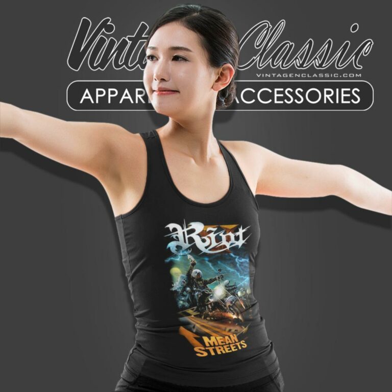 Riot V Mean Streets Tank Top Racerback Riot V Mean Streets Tank Top Racerback