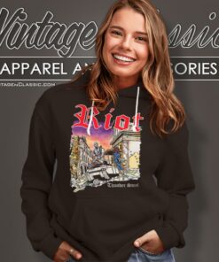 Riot V Shirt Thundersteel American Speed Metal Band Art Logo Hoodie