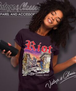 Riot V Shirt Thundersteel American Speed Metal Band Art Logo Women T Shirt