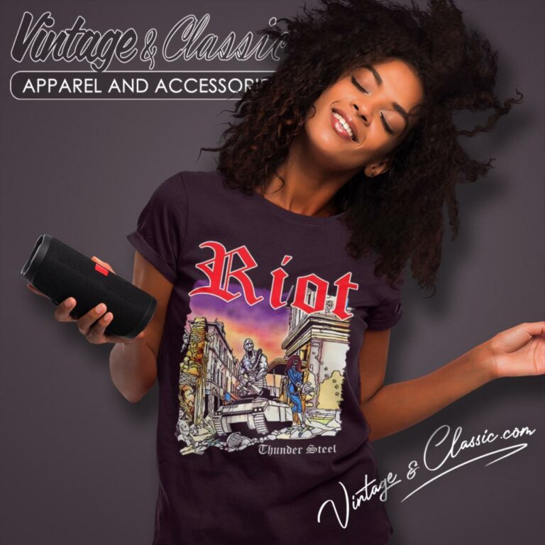 Riot V Shirt Thundersteel American Speed Metal Band Art Logo Women T Shirt Riot V Shirt Thundersteel American Speed Metal Band Art Logo Women T Shirt