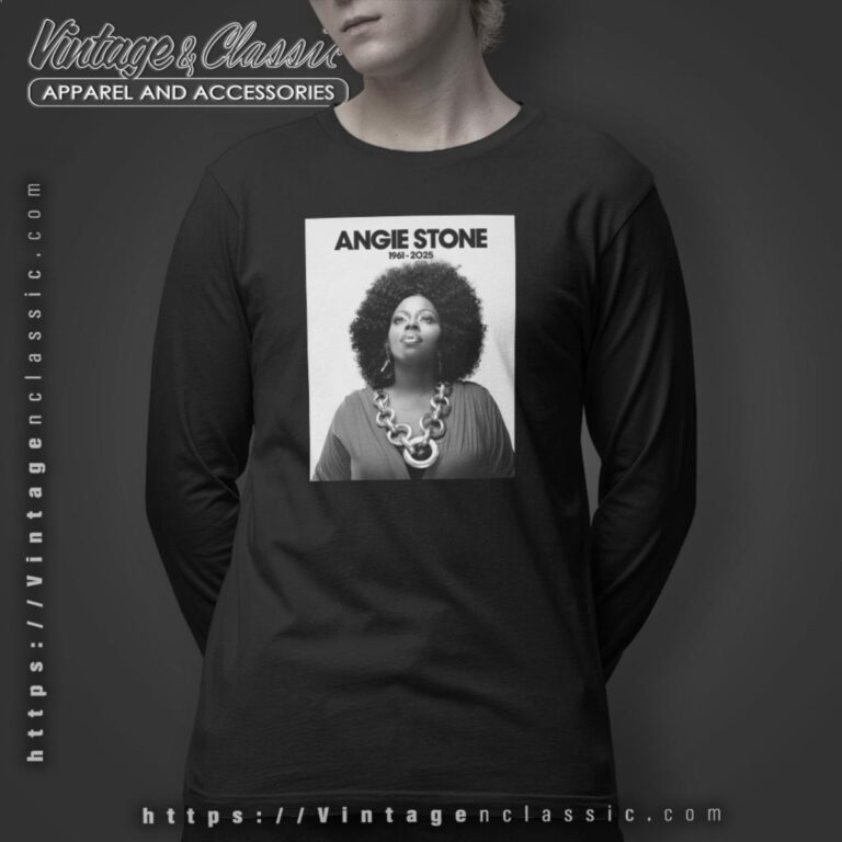 Rip Angie Stone Tribute Soul Music Rnb Long Sleeve Tee Rip Angie Stone Tribute Soul Music Rnb Long Sleeve Tee