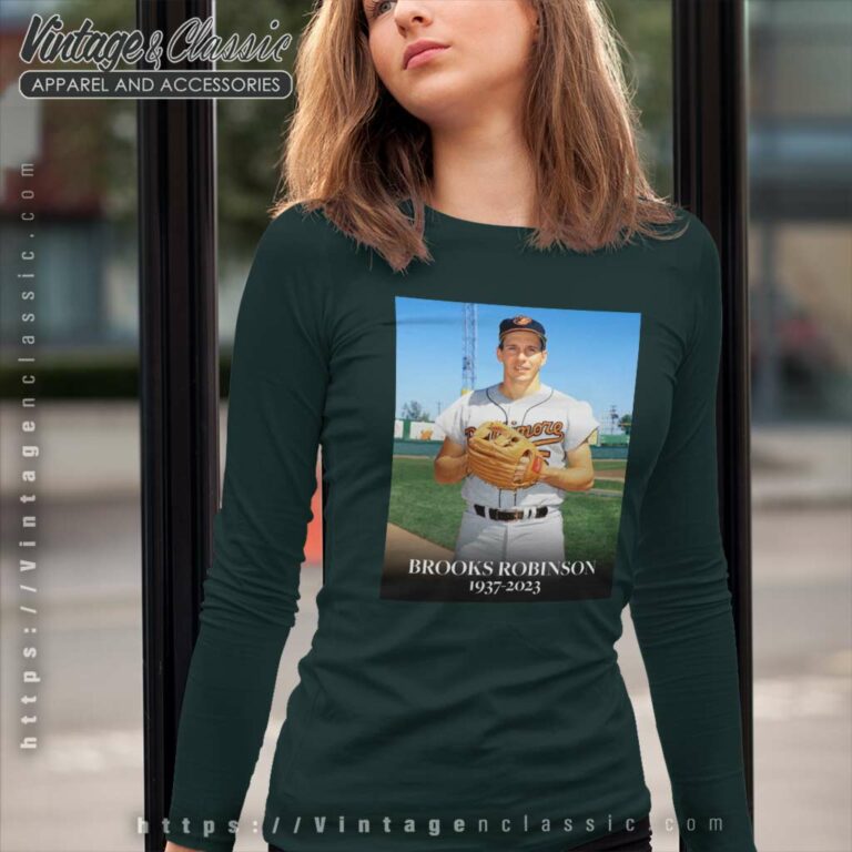 Rip Brooks Robinson Mlb Orioles Long Sleeve Tee Rip Brooks Robinson Mlb Orioles Long Sleeve Tee