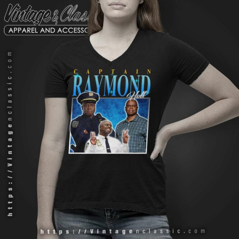 Rip Captain Raymond Holt Homage V Neck TShirt Rip Captain Raymond Holt Homage V Neck TShirt