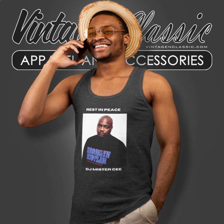 Rip Dj Mister Cee Calvin Lebrun Tank Top Racerback Rip Dj Mister Cee Calvin Lebrun Tank Top Racerback