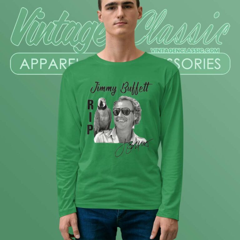 Rip Jimmy Buffett Hawaiian Signature Long Sleeve Tee Rip Jimmy Buffett Hawaiian Signature Long Sleeve Tee