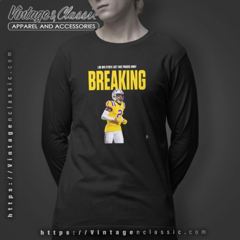 Rip Lsu Wr Kyren Lacy Shirt Long Sleeve Tee Rip Lsu Wr Kyren Lacy Shirt Long Sleeve Tee