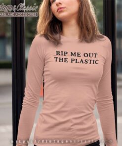 Rip Me Out The Plastic Shirt Album L3 Long Sleeve Tee