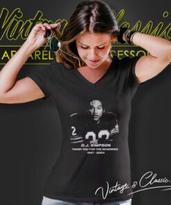 Rip Oj Simpson Shirt, Thank You For The Memories Buffalo Bills Player Tshirt 5 Rip Oj Simpson Shirt Thank You For The Memories Buffalo Bills Player V Neck TShirt