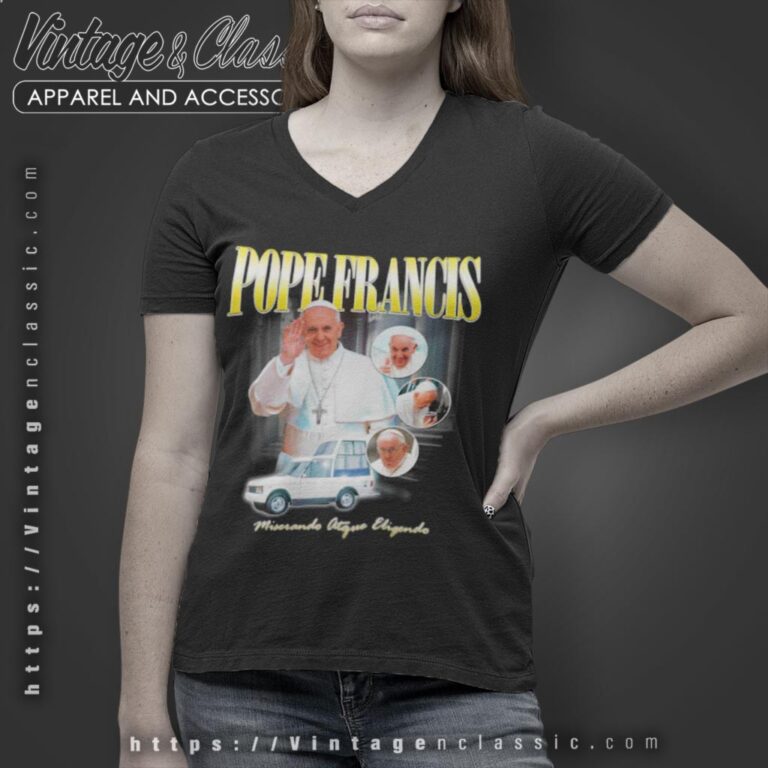Rip Pope Francis Christian Catholic Shirt V Neck TShirt Rip Pope Francis Christian Catholic Shirt V Neck TShirt