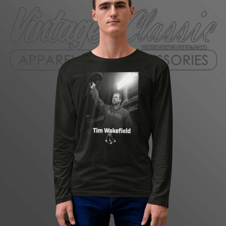Rip Tim Wakefield Shirt The Boston Red Sox Remember Long Sleeve Tee Rip Tim Wakefield Shirt The Boston Red Sox Remember Long Sleeve Tee