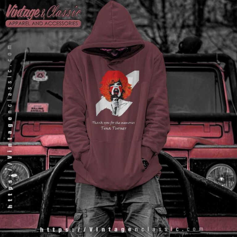 Rip Tina Turner Thank You For The Memories Hoodie Rip Tina Turner Thank You For The Memories Hoodie