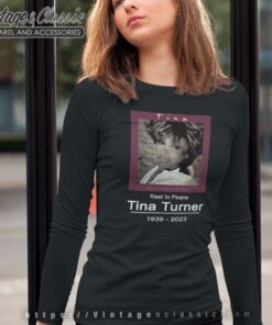 Rip Tina Turner Whats Love Tour Long Sleeve Tee