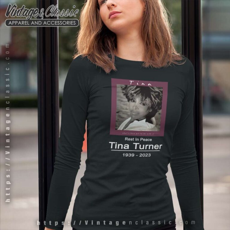 Rip Tina Turner Whats Love Tour Long Sleeve Tee Rip Tina Turner Whats Love Tour Long Sleeve Tee
