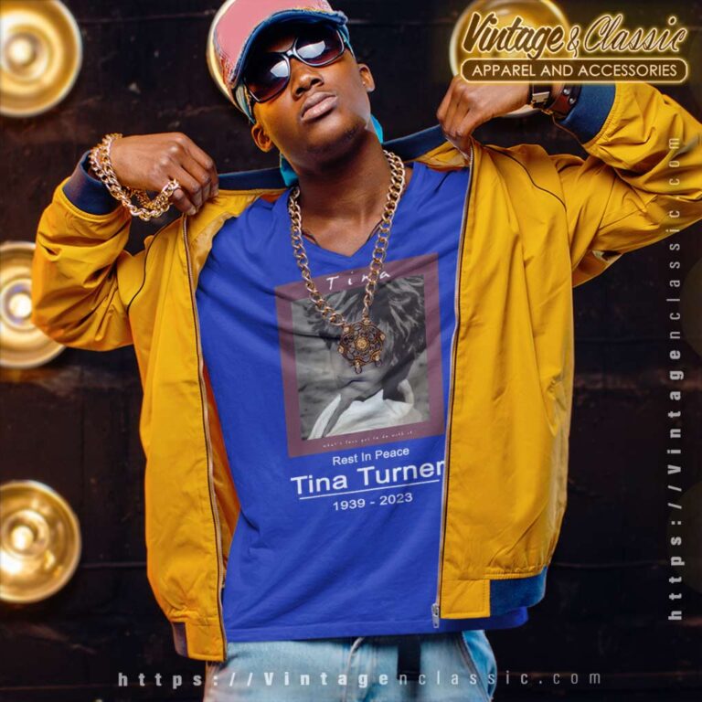 Rip Tina Turner Whats Love Tour V Neck TShirt Rip Tina Turner Whats Love Tour V Neck TShirt